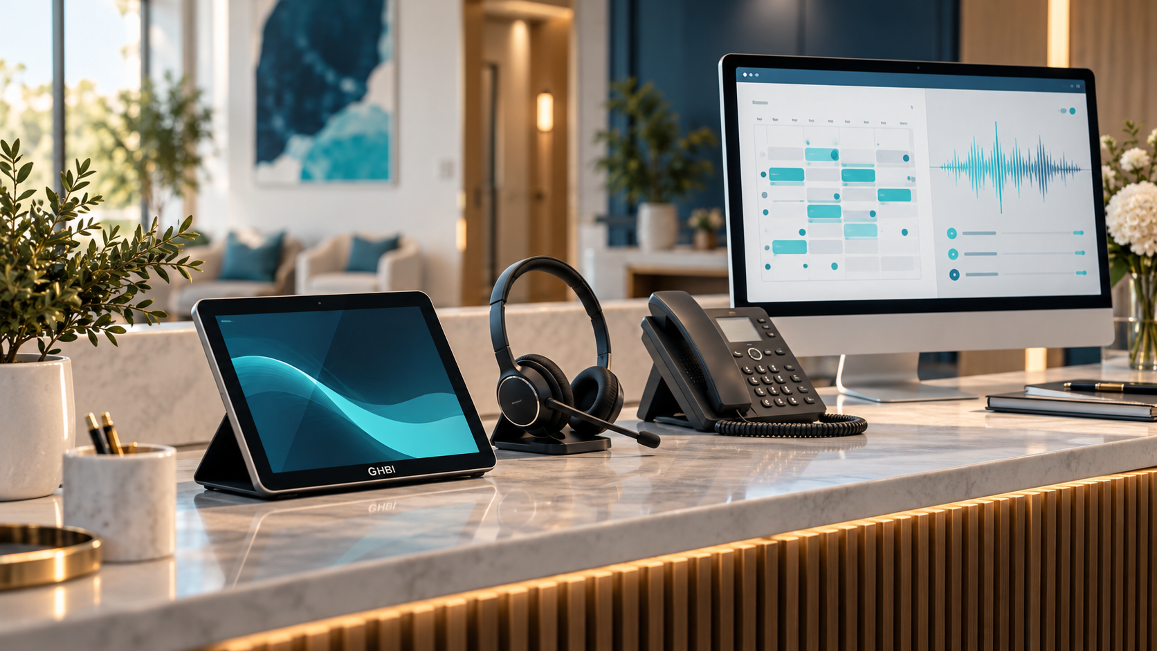 GHBI AI Receptionist™ concept image